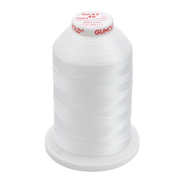Sulky 40 Vit 1001 Viscose 5000 m - brodyrvaruhuset.se