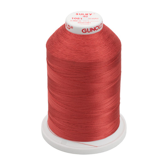 Sulky 40 Färgad 1081 Viscose 5000 m