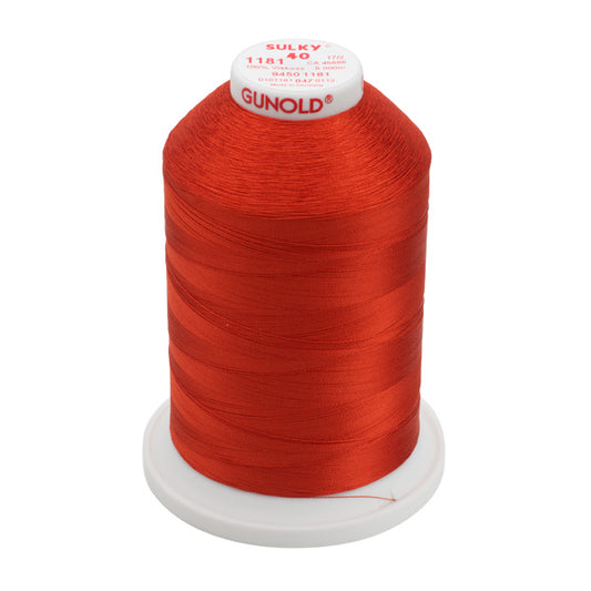 Sulky 40 Färgad 1181 Viscose 5000 m