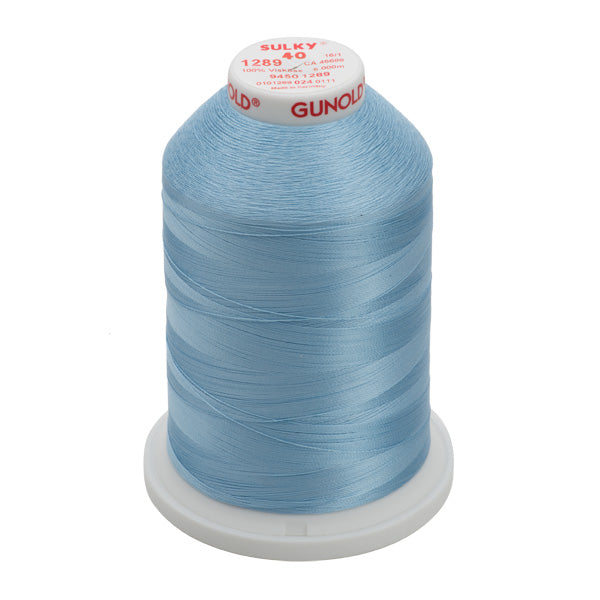 Sulky 40 Färgad 1289 Viscose 5000 m