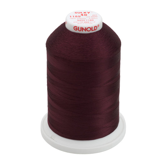 Sulky 40 Färgad 1189 Viscose 5000 m