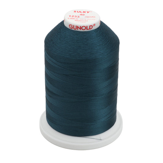 Sulky 40 Färgad 1233 Viscose 5000 m