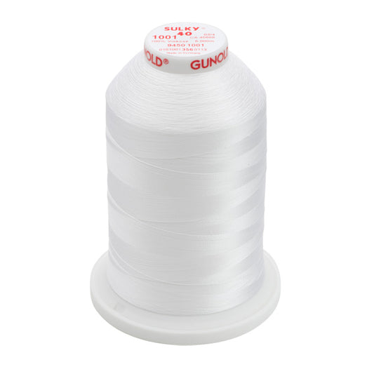 Sulky 40 Vit Viscose 5000 m