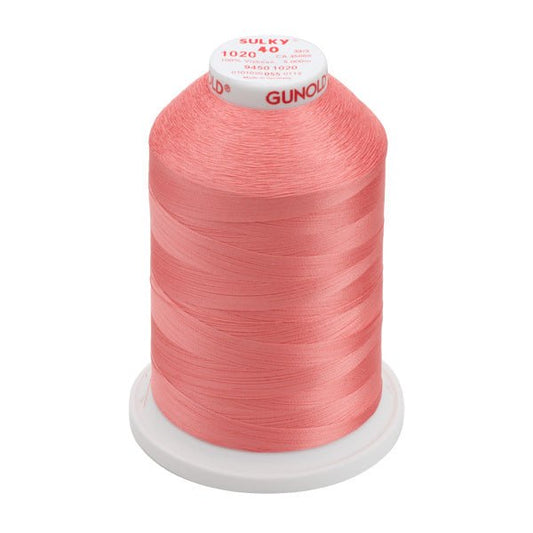 Sulky 40 Färgad 1020 Viscose 5000 m - brodyrvaruhuset.se