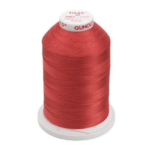 Sulky 40 Färgad 1081 Viscose 5000 m - brodyrvaruhuset.se