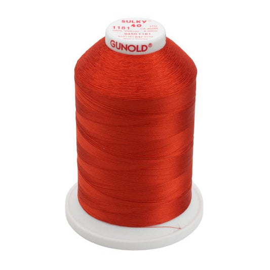 Sulky 40 Färgad 1181 Viscose 5000 m - brodyrvaruhuset.se