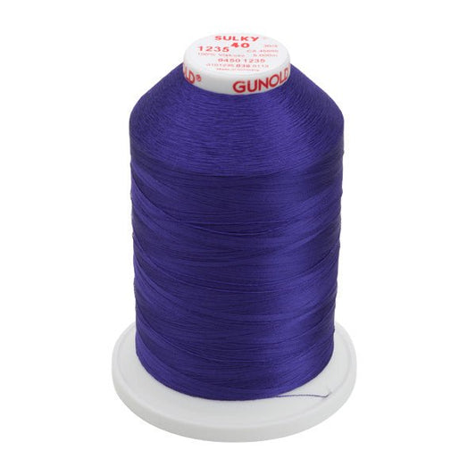 Sulky 40 Färgad 1235 Viscose 5000 m - brodyrvaruhuset.se