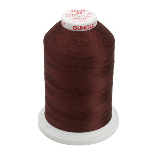 Sulky 40 Färgad 1247 Viscose 5000 m - brodyrvaruhuset.se