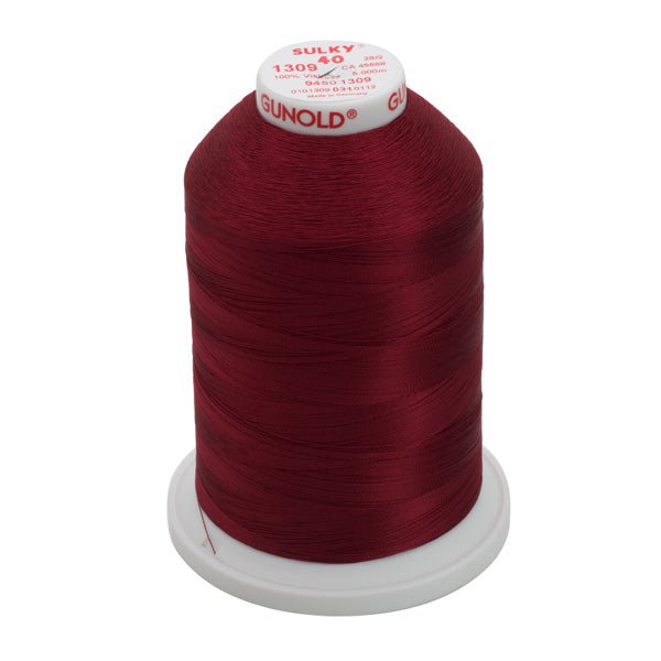 Sulky 40 Färgad 1309 Viscose 5000 m - brodyrvaruhuset.se