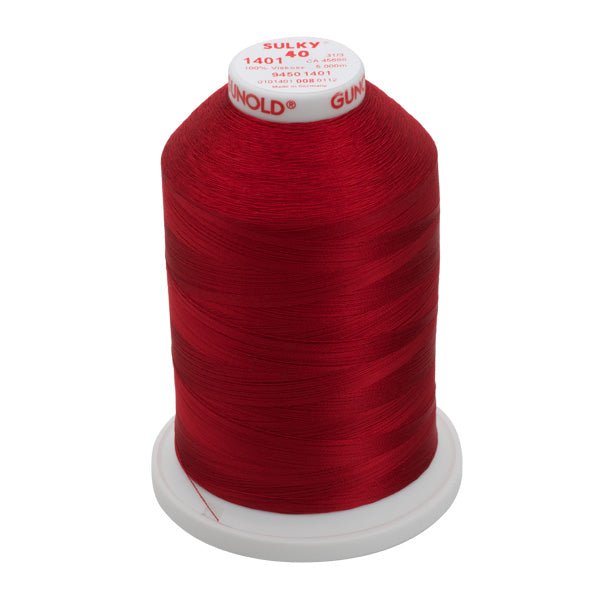 Sulky 40 Färgad 1401 Viscose 5000 m - brodyrvaruhuset.se