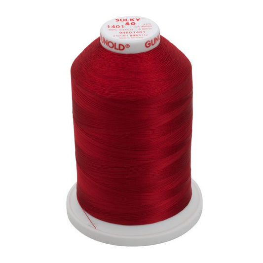 Sulky 40 Färgad 1401 Viscose 5000 m - brodyrvaruhuset.se
