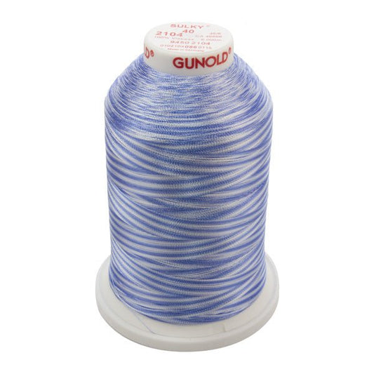 Sulky 40 Ombré 2104 Viscose 5000 m - brodyrvaruhuset.se
