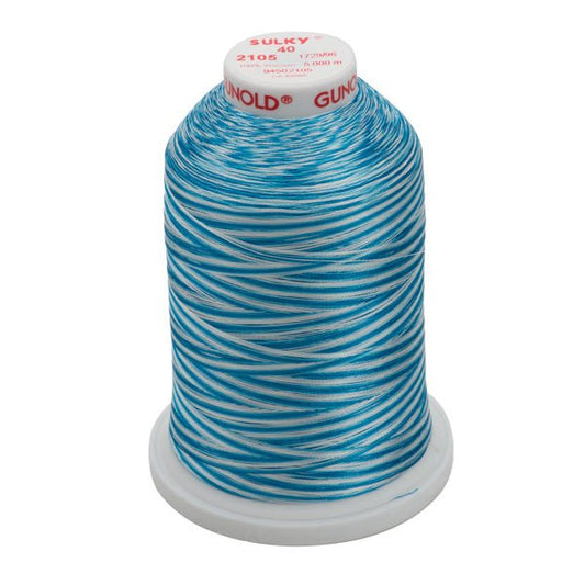 Sulky 40 Ombré 2105 Viscose 5000 m - brodyrvaruhuset.se