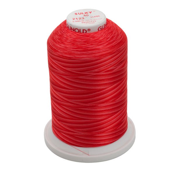 Sulky 40 Ombré 2123 Viscose 5000 m - brodyrvaruhuset.se