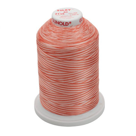 Sulky 40 Ombré 2135 Viscose 5000 m - brodyrvaruhuset.se