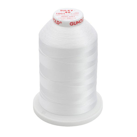 Sulky 40 Vit 1001 Viscose 5000 m - brodyrvaruhuset.se